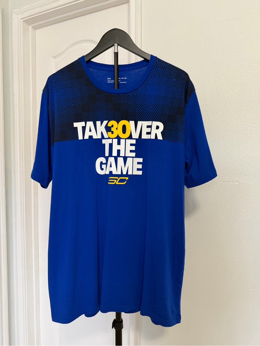 Under Armour Men’s Royal Blue 'TAK30VER THE GAME' Performance Tee
